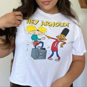 Hey Arnold cropped shirt